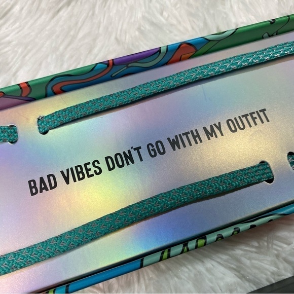 Kickstrands teal blue green shoe laces life’s a beach - Picture 7 of 8